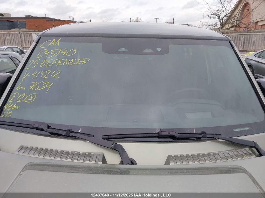 2025 Land Rover Defender 110 P400 X-Dynamic Se VIN: SALE27EU9S2419212 Lot: 12437040