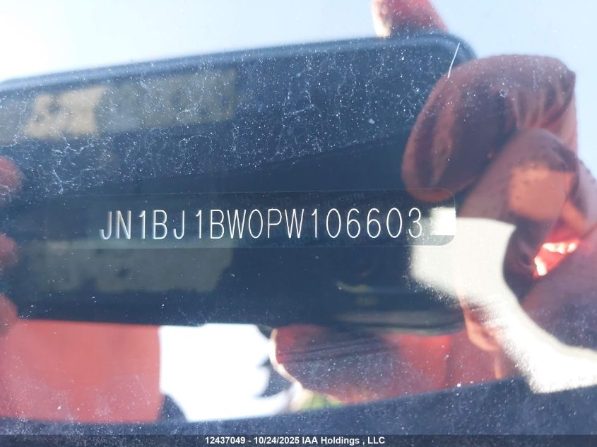 2023 Nissan Qashqai Sl/Sv VIN: JN1BJ1BW0PW106603 Lot: 12437049