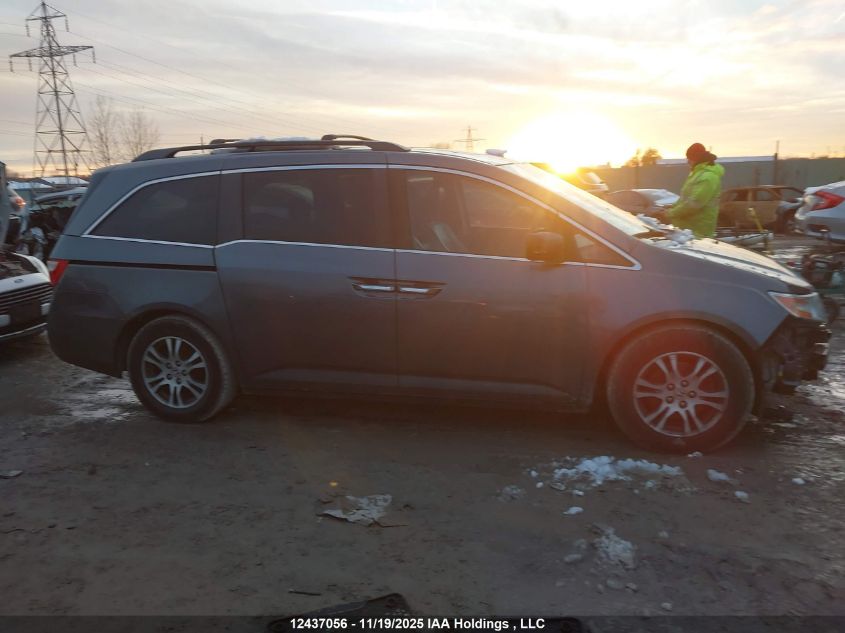 2011 Honda Odyssey Ex-L VIN: 5FNRL5H60BB103749 Lot: 12437056