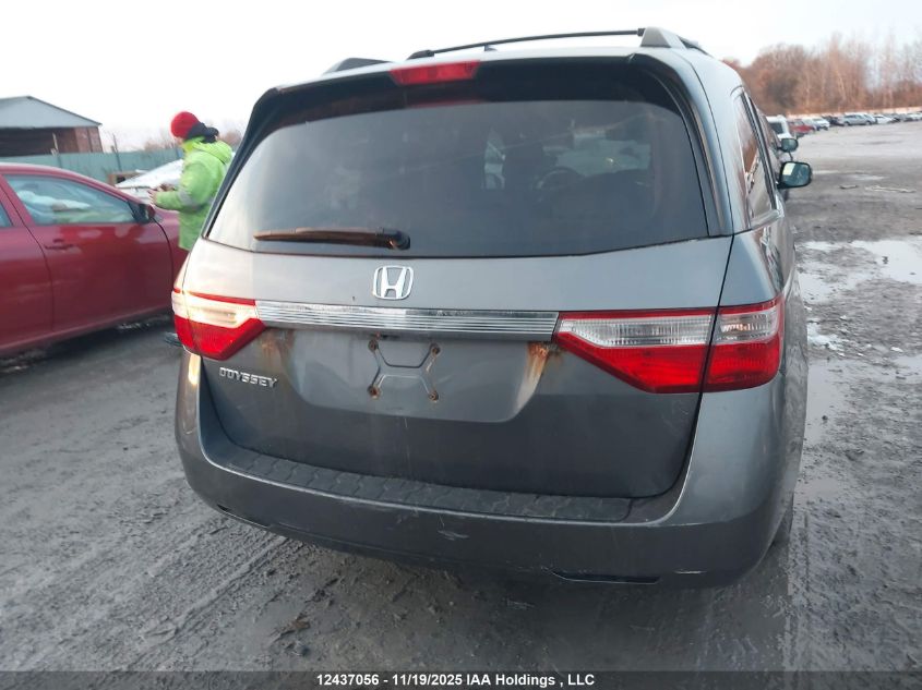 2011 Honda Odyssey Ex-L VIN: 5FNRL5H60BB103749 Lot: 12437056