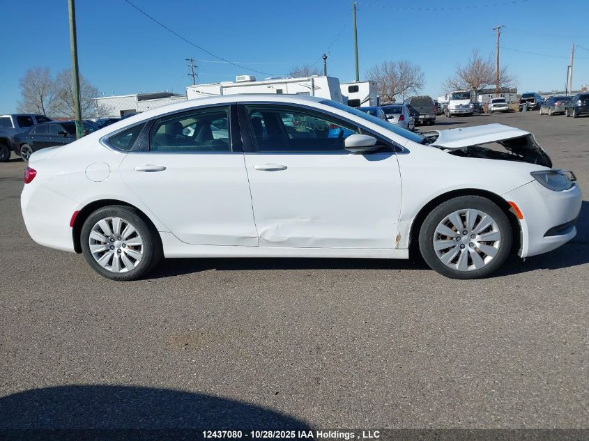 2015 Chrysler 200 Lx VIN: 1C3CCCFB2FN610142 Lot: 12437080