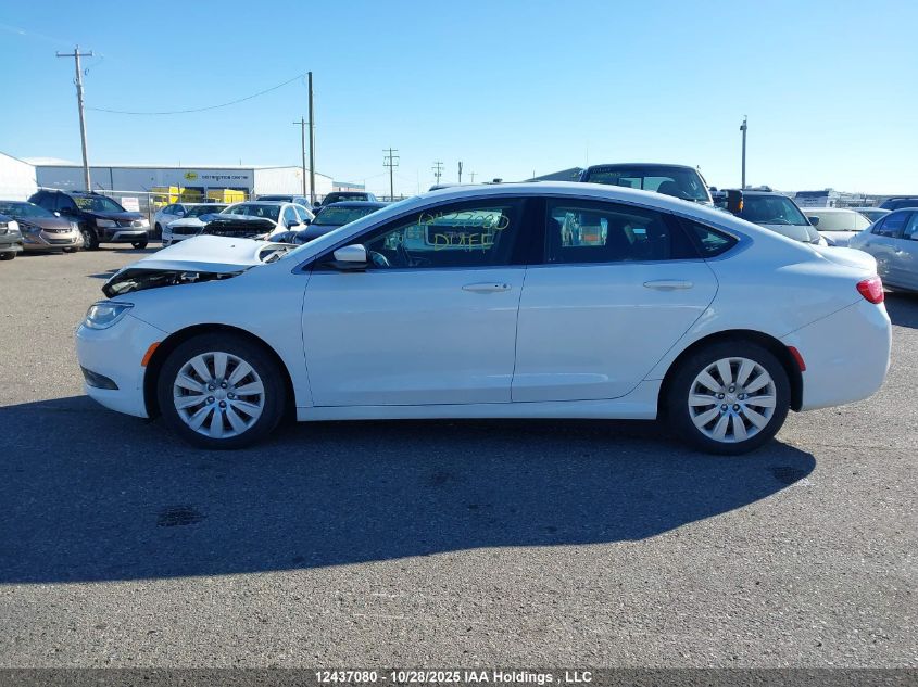 2015 Chrysler 200 Lx VIN: 1C3CCCFB2FN610142 Lot: 12437080