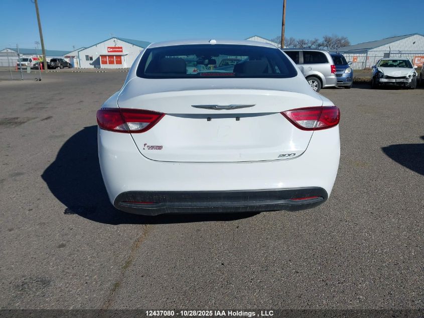 2015 Chrysler 200 Lx VIN: 1C3CCCFB2FN610142 Lot: 12437080