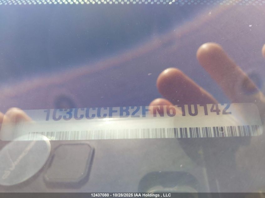 2015 Chrysler 200 Lx VIN: 1C3CCCFB2FN610142 Lot: 12437080