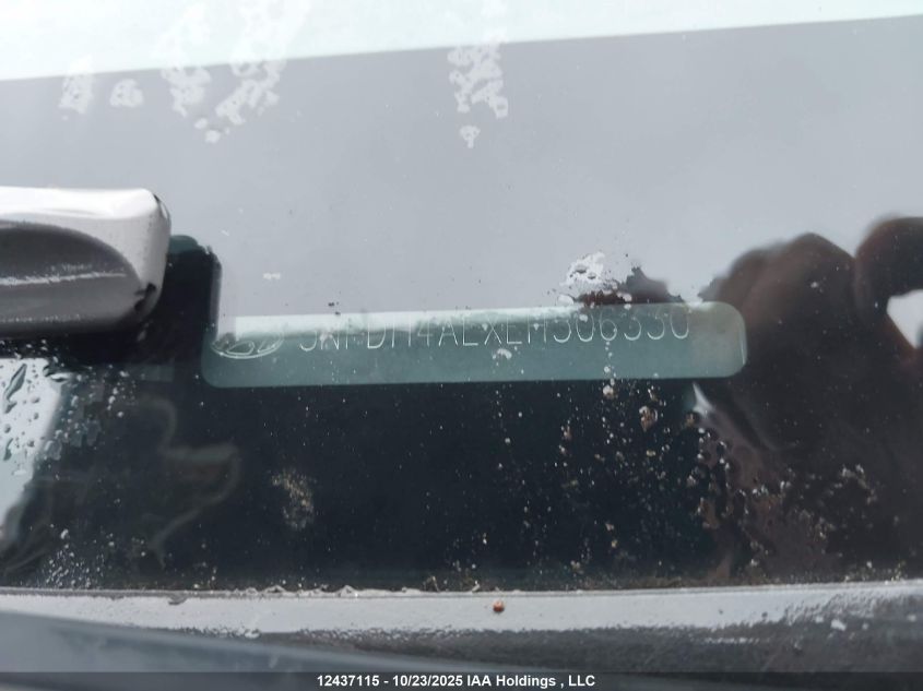 2014 Hyundai Elantra VIN: 5NPDH4AEXEH506330 Lot: 12437115