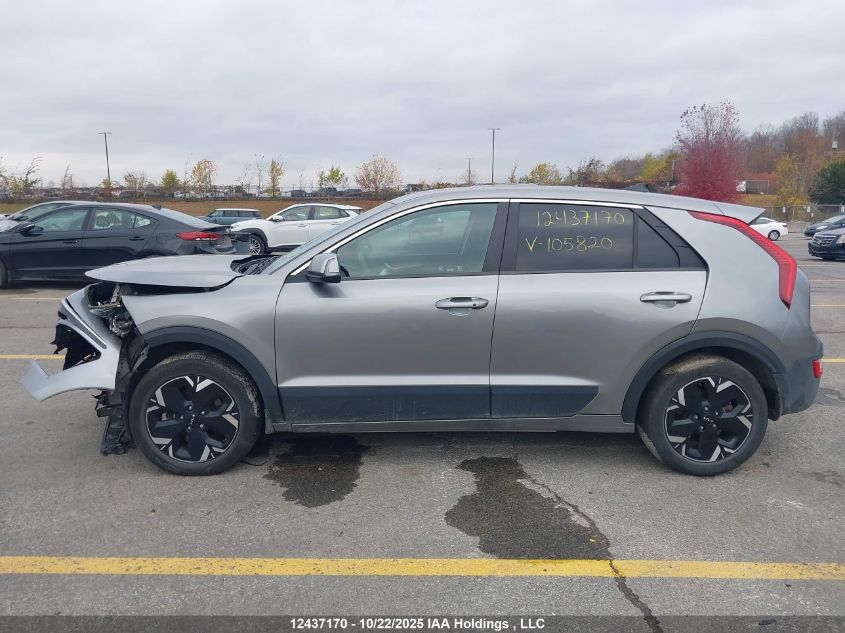 2024 Kia Niro Ev Wind VIN: KNDCP3L14R5105820 Lot: 12437170