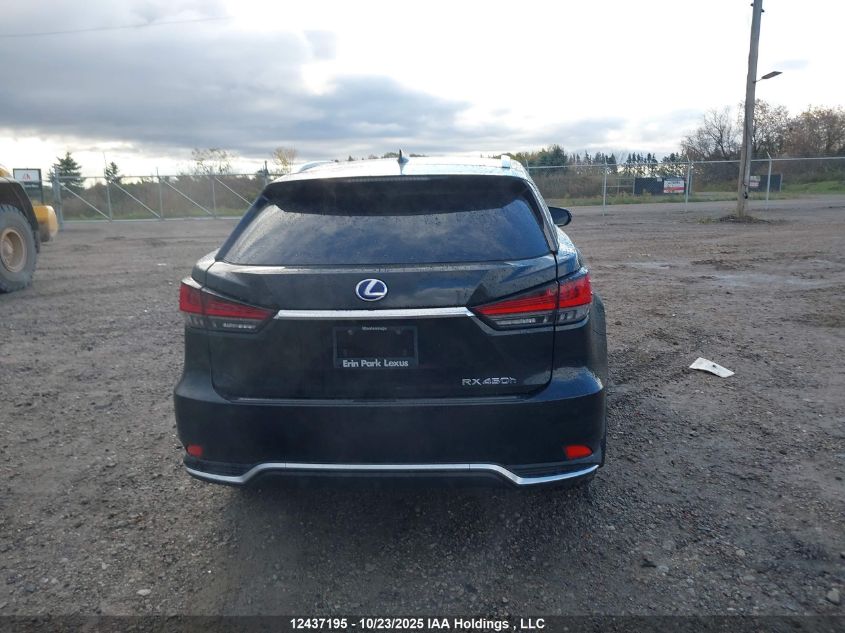 2022 Lexus Rx 450H VIN: 2T2JGMDA1NC080394 Lot: 12437195
