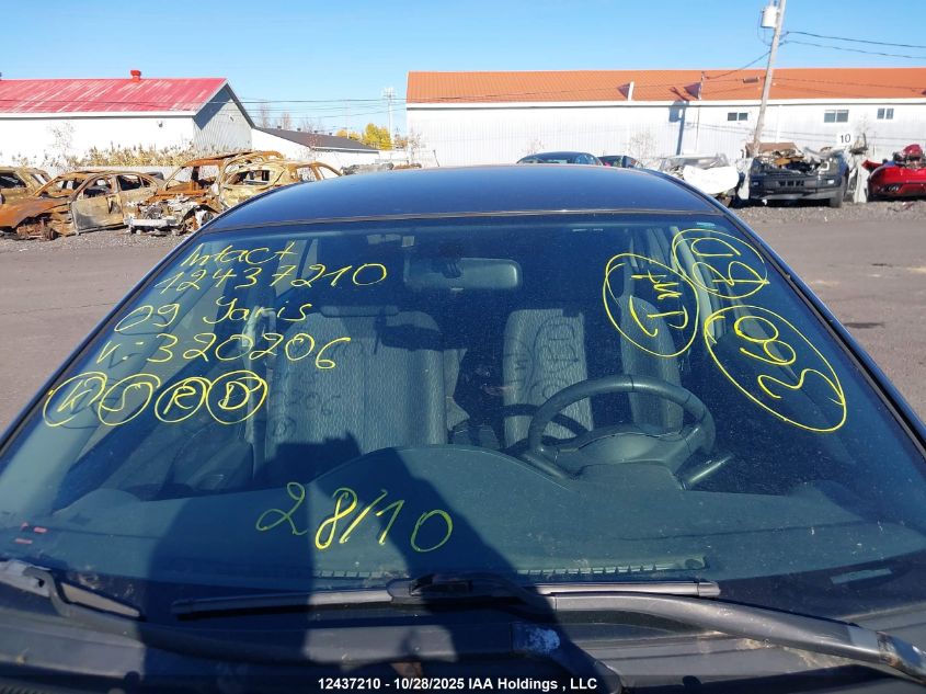 2009 Toyota Yaris VIN: JTDBT923391320206 Lot: 12437210