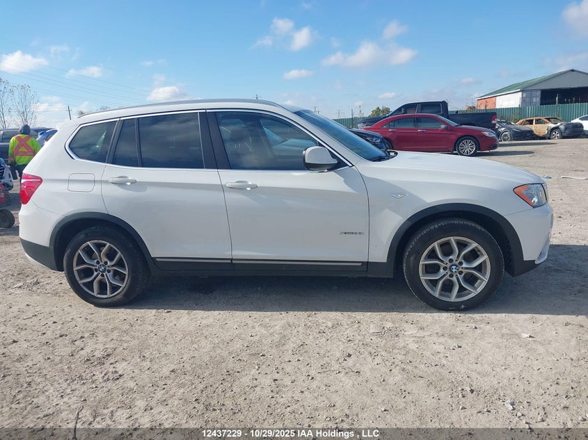 2013 BMW X3 xDrive28I VIN: 5UXWX9C51D0D02664 Lot: 12437229