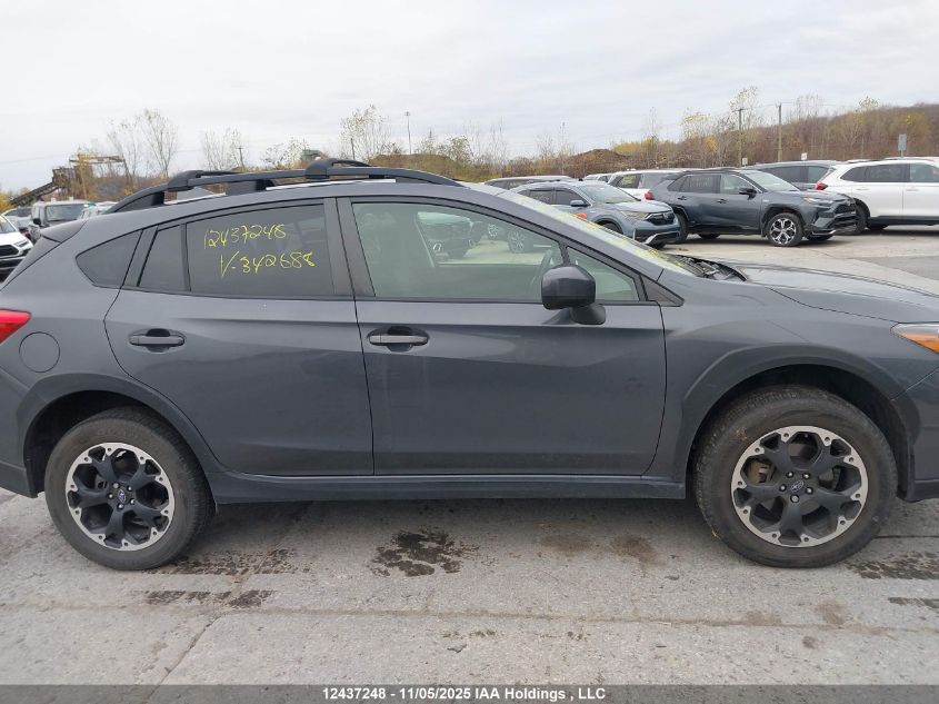 2021 Subaru Crosstrek Premium VIN: JF2GTAPC1M8342688 Lot: 12437248