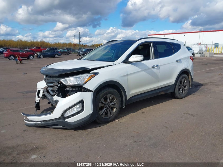 5XYZUDLB1GG348555 2016 HYUNDAI SANTA FE photo no. 2