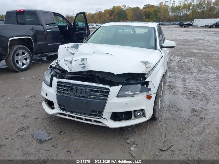 2012 Audi A4 Premium VIN: WAUDFCFL5CN001751 Lot: 12437279