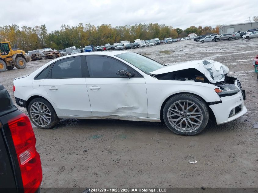 2012 Audi A4 Premium VIN: WAUDFCFL5CN001751 Lot: 12437279