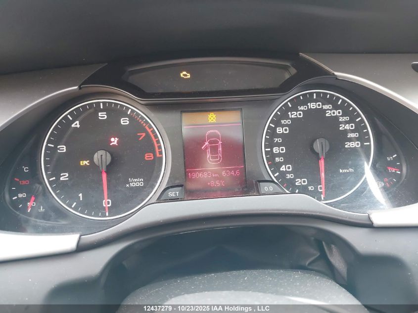 2012 Audi A4 Premium VIN: WAUDFCFL5CN001751 Lot: 12437279