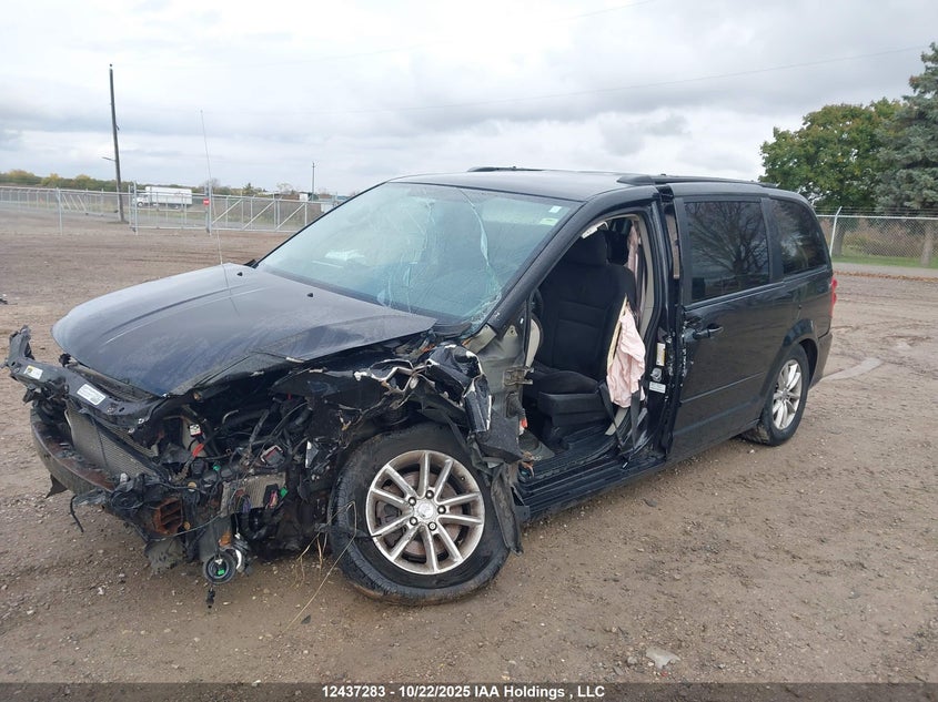 2C4RDGBGXER415502 2014 DODGE CARAVAN photo no. 2