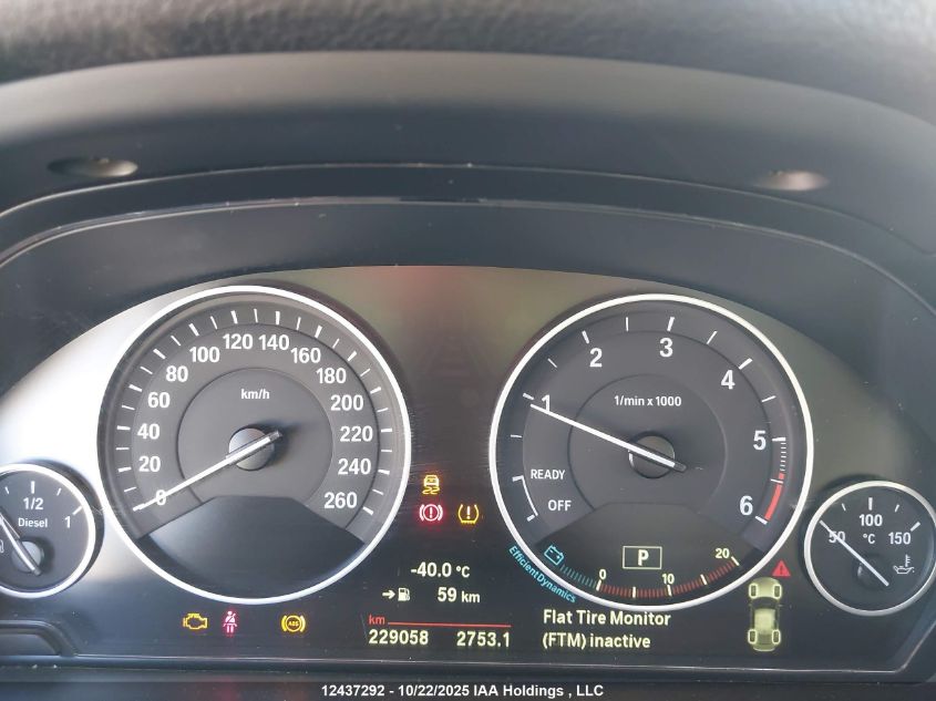 2015 BMW 328 D xDrive VIN: WBA3D5C57FK290219 Lot: 12437292