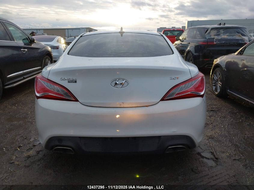 2013 Hyundai Genesis 2.0T Premium VIN: KMHHT6KD9DU102291 Lot: 12437295
