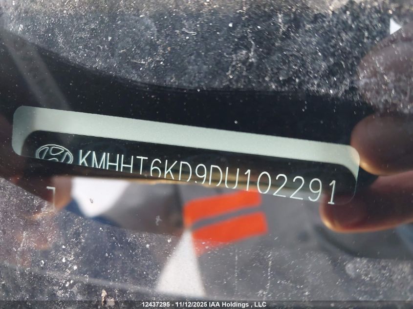 2013 Hyundai Genesis 2.0T Premium VIN: KMHHT6KD9DU102291 Lot: 12437295