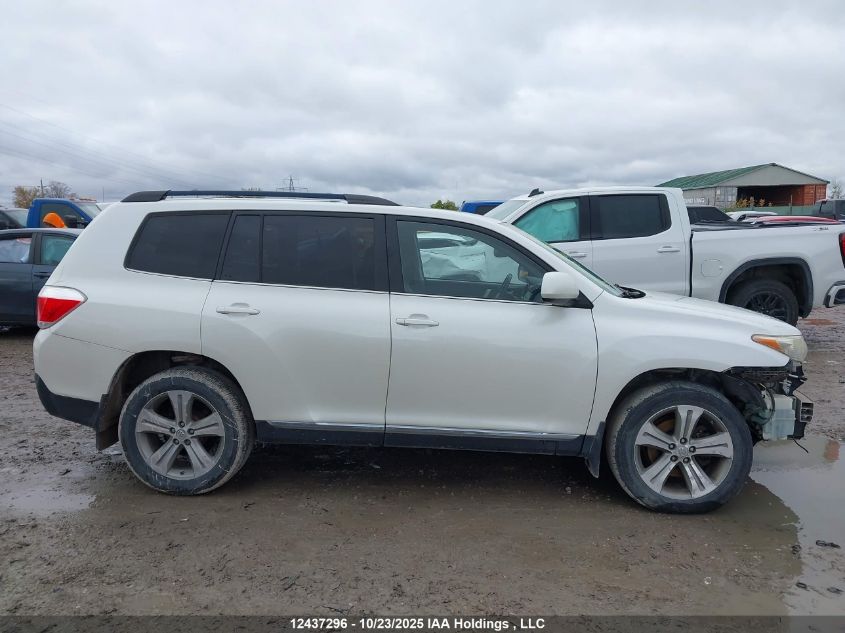 2012 Toyota Highlander Se VIN: 5TDBK3EH1CS131698 Lot: 12437296