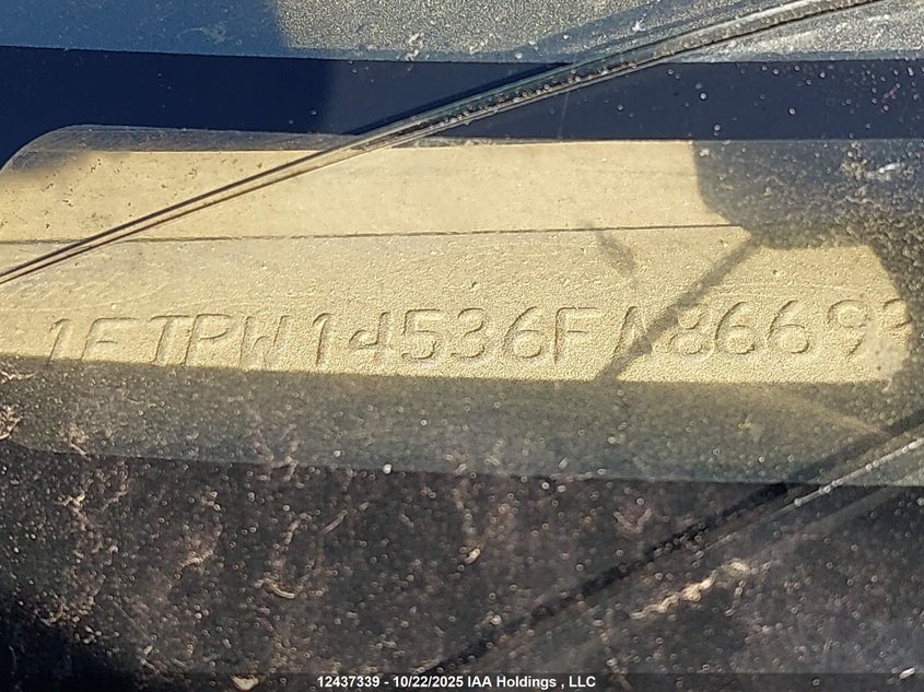 1FTPW14536FA86693 2006 FORD F-150 photo no. 9