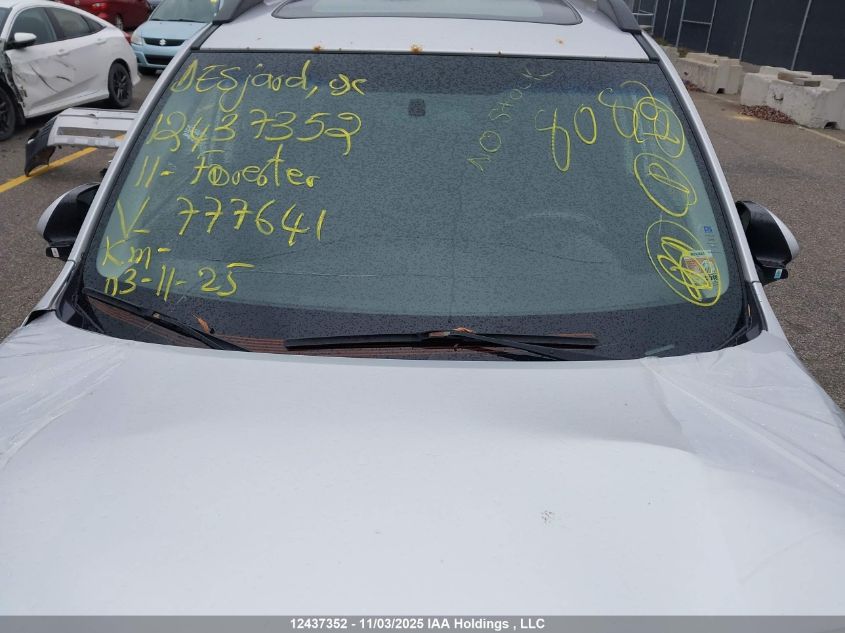 2011 Subaru Forester 2.5X Premium VIN: JF2SHCDC1BH777641 Lot: 12437352