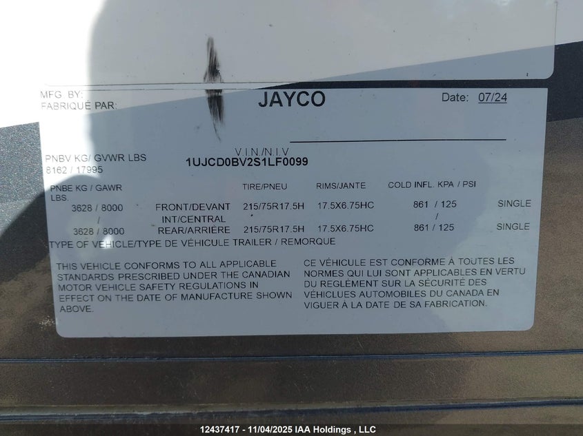 1UJCD0BV2S1LF0099 2025   photo no. 13