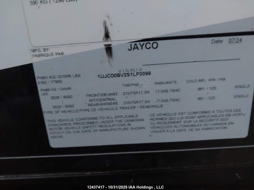 1UJCD0BV2S1LF0099 2025   photo no. 9
