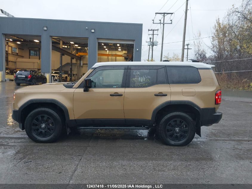 2024 Toyota Land Cruiser VIN: JTEABFAJXRK000366 Lot: 12437418