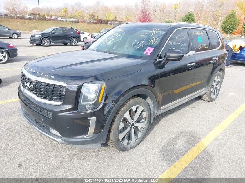 5XYP5DHC7NG207752 2022 KIA TELLURIDE photo no. 2