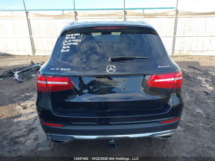 2018 Mercedes-Benz Glc 300 4Matic VIN: WDC0G4KBXJV024984 Lot: 12437452