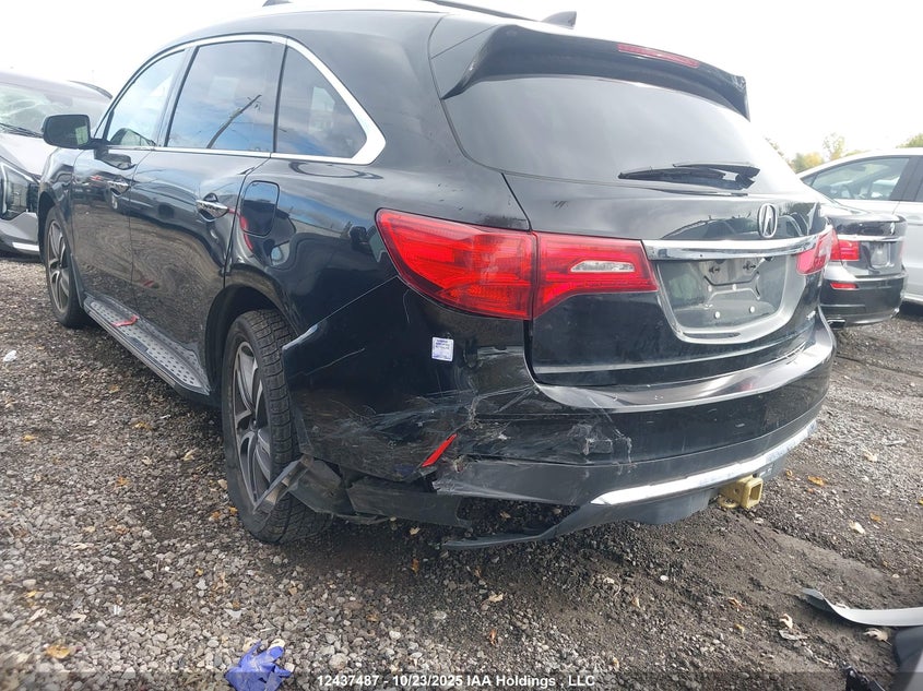 2017 Acura Mdx Technology VIN: 5FRYD4H67HB507738 Lot: 12437487