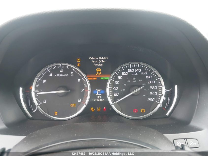 2017 Acura Mdx Technology VIN: 5FRYD4H67HB507738 Lot: 12437487