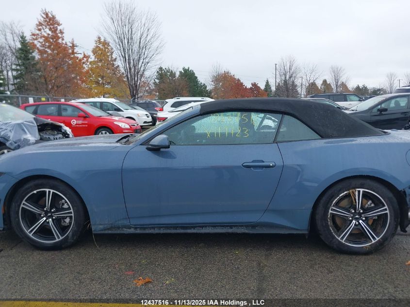 2025 Ford Mustang VIN: 1FAGP8UH2S5119723 Lot: 12437516