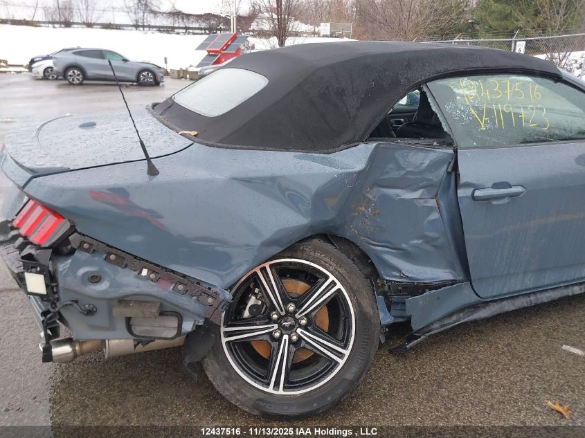 2025 Ford Mustang VIN: 1FAGP8UH2S5119723 Lot: 12437516