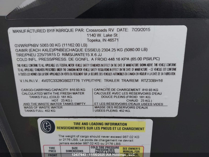 4V0TC3328GB027776 2016   photo no. 9