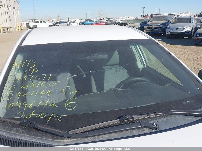 2010 Toyota Matrix Wagon VIN: 2T1KU4EE9AC427144 Lot: 12437671