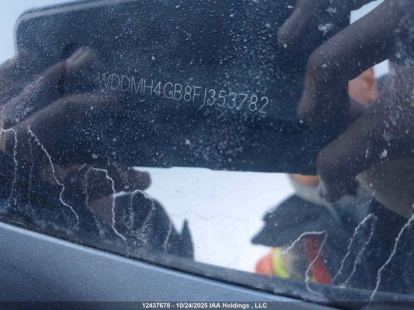 2015 Mercedes-Benz B 250 4Matic VIN: WDDMH4GB8FJ353782 Lot: 12437678