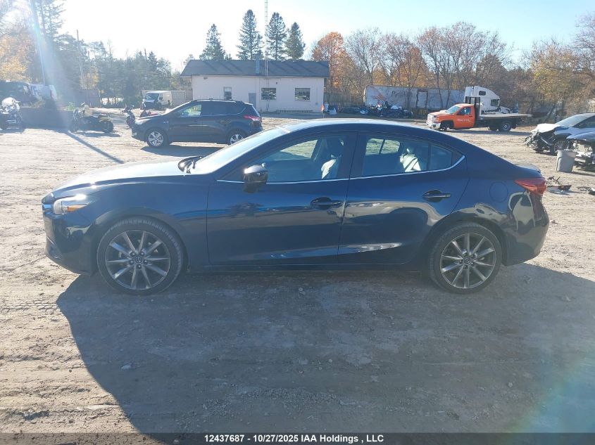 2018 Mazda Mazda3 Gt VIN: 3MZBN1W38JM191406 Lot: 12437687