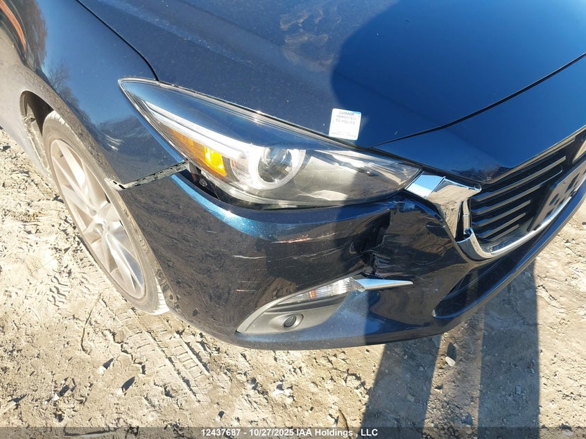 2018 Mazda Mazda3 Gt VIN: 3MZBN1W38JM191406 Lot: 12437687