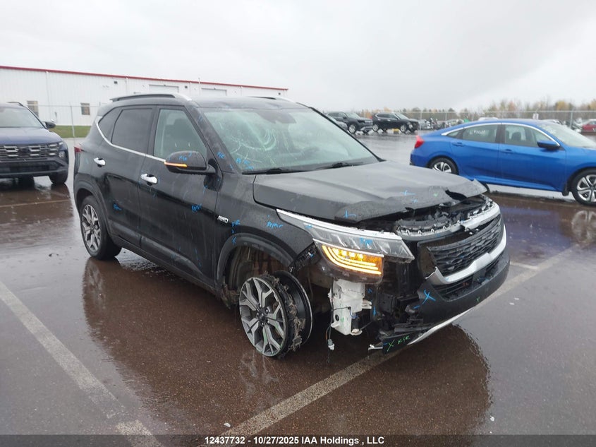 2021 Kia Seltos Ex VIN: KNDERCAA7M7221256 Lot: 12437732