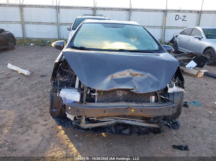 2014 Toyota Prius C VIN: JTDKDTB38E1572375 Lot: 12437819