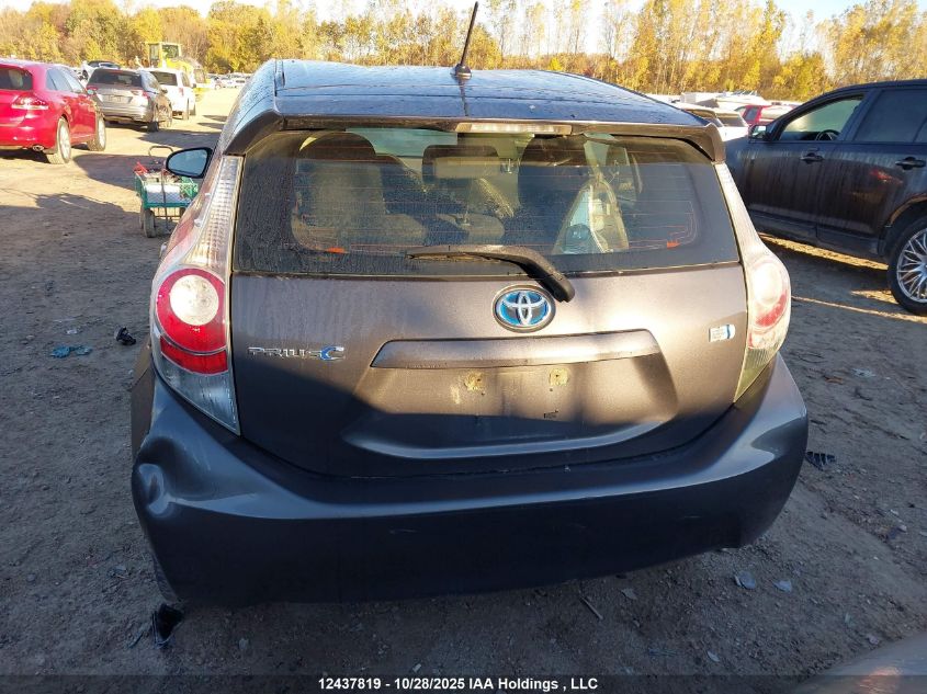 2014 Toyota Prius C VIN: JTDKDTB38E1572375 Lot: 12437819