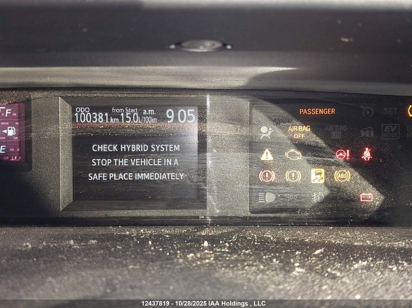 2014 Toyota Prius C VIN: JTDKDTB38E1572375 Lot: 12437819