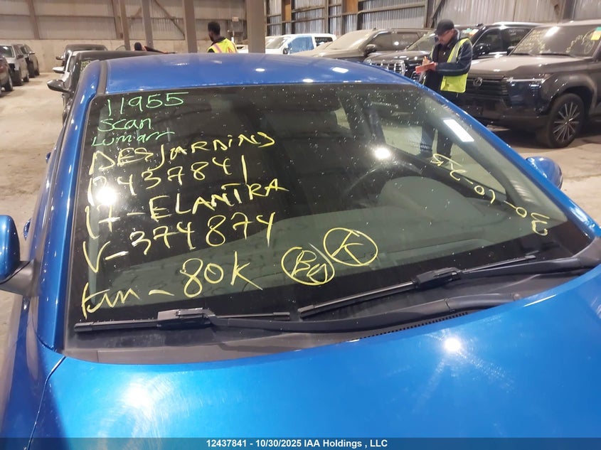 KMHD84LF8HU374874 2017 HYUNDAI ELANTRA photo no. 17