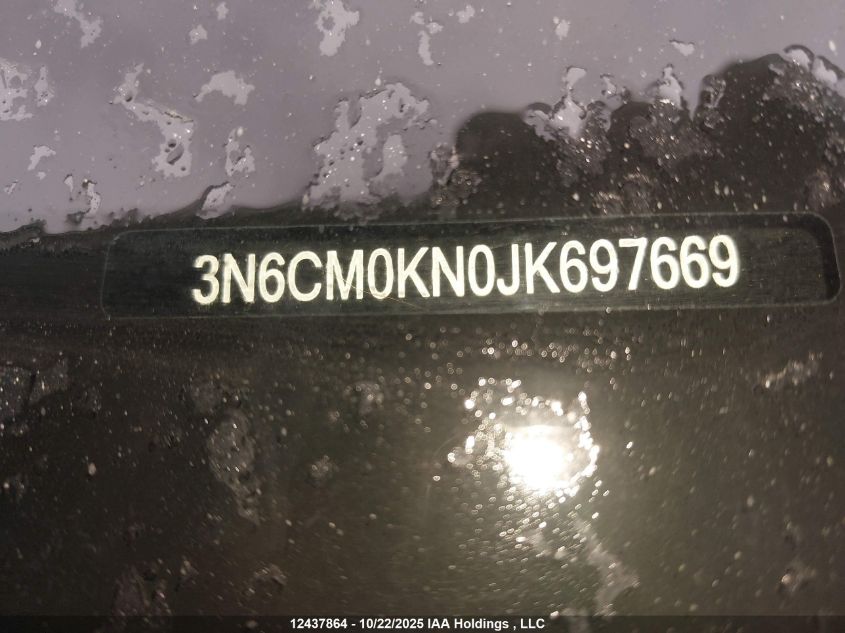 2018 Nissan Nv200 VIN: 3N6CM0KN0JK697669 Lot: 12437864