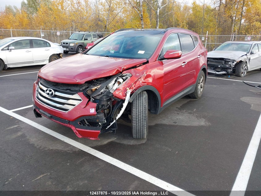 5XYZUDLB3EG163940 2014 HYUNDAI SANTA FE photo no. 2
