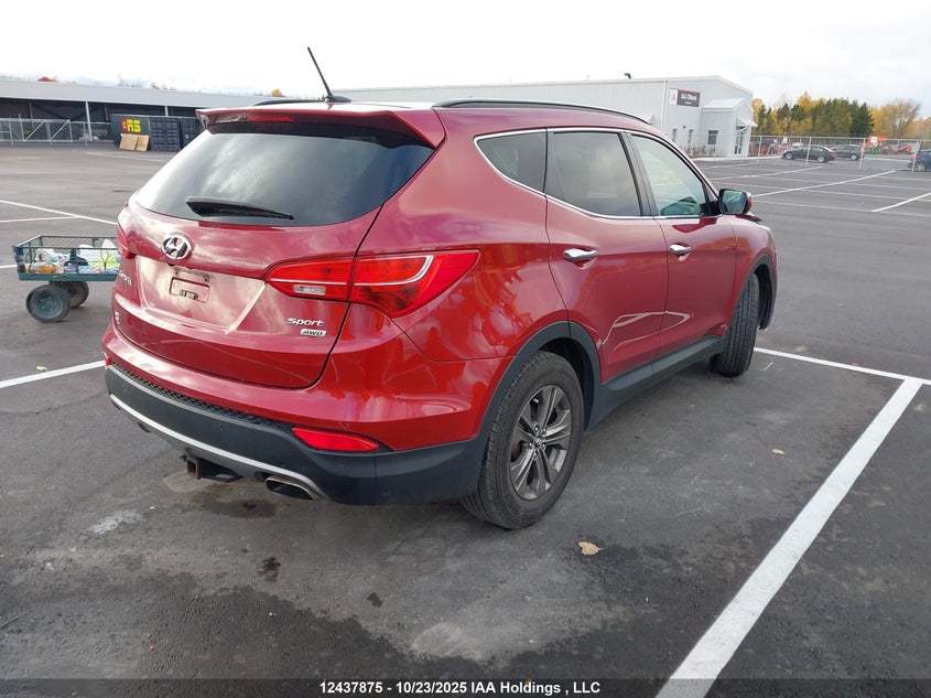 5XYZUDLB3EG163940 2014 HYUNDAI SANTA FE photo no. 4