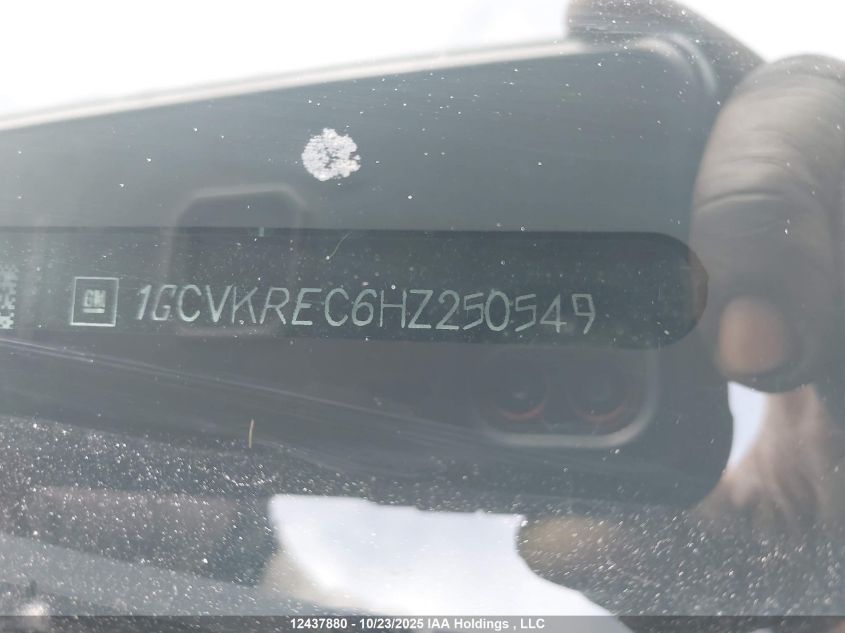 2017 Chevrolet Silverado K1500 Lt VIN: 1GCVKREC6HZ250549 Lot: 12437880