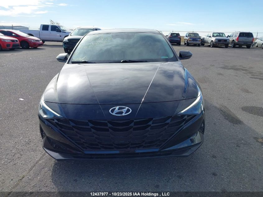 2022 Hyundai Elantra Preferred Ivt VIN: KMHLM4AG2NU354005 Lot: 12437977