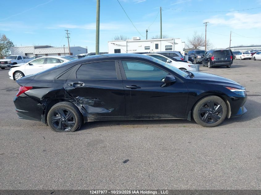 2022 Hyundai Elantra Preferred Ivt VIN: KMHLM4AG2NU354005 Lot: 12437977